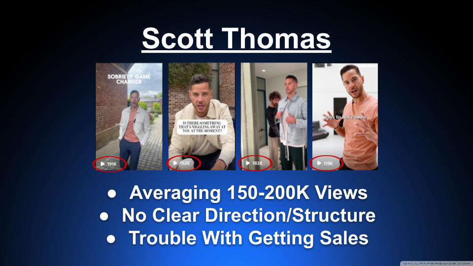 Scott Thomas — before