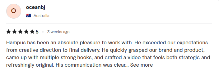 Five-star review