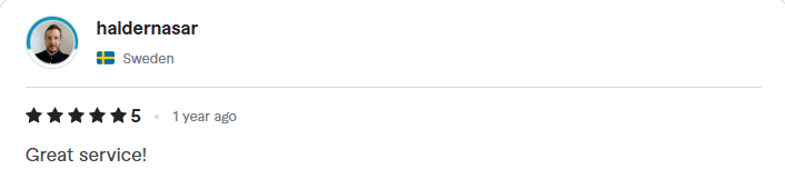 Five-star review