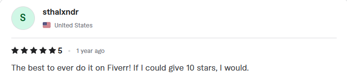 Five-star review